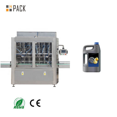 Npack 자동 5 갤론 2000bph-6000bph 엔진 오일 병 채우기 포장 기계