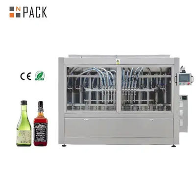 주류 병입용 PLC 제어 및 멀티 헤드 전자동 알코올 충진기