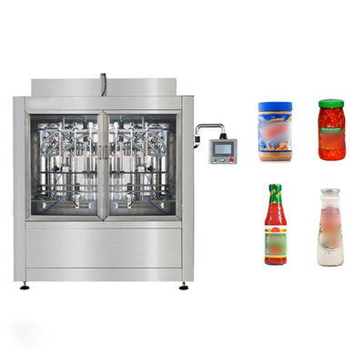 자동 선형 48-56 Bpm 유리 플라스틱 병 250ml 500ml Bbq 소스 채우기
