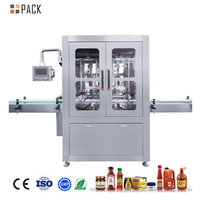 NPACK 완전 자동 칠리 핫 소스 병 잔 채우기 포장 기계